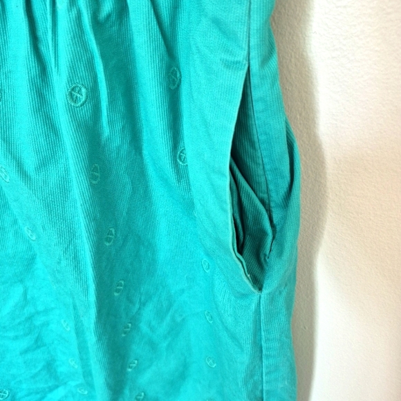 🍁Vineyard Vines Green Eyelet Cotton Dress – Size 8 - Picture 3 of 7